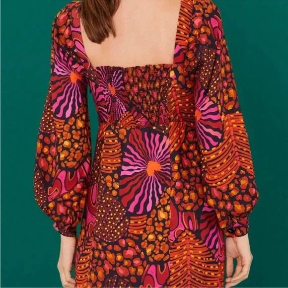 NWT Farm Rio Leopard Hearts Mini Dress - Size XS - Picture 3 of 8